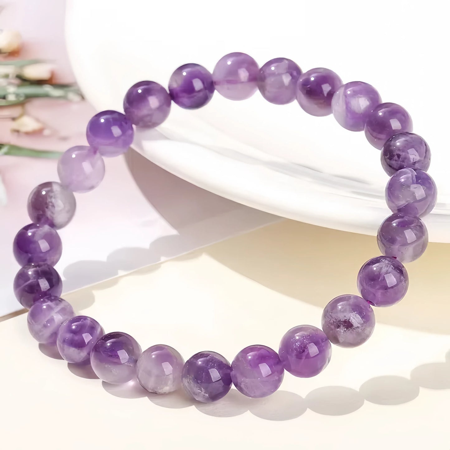 Purple Amethyst Bracelet | For Focus & Balance
