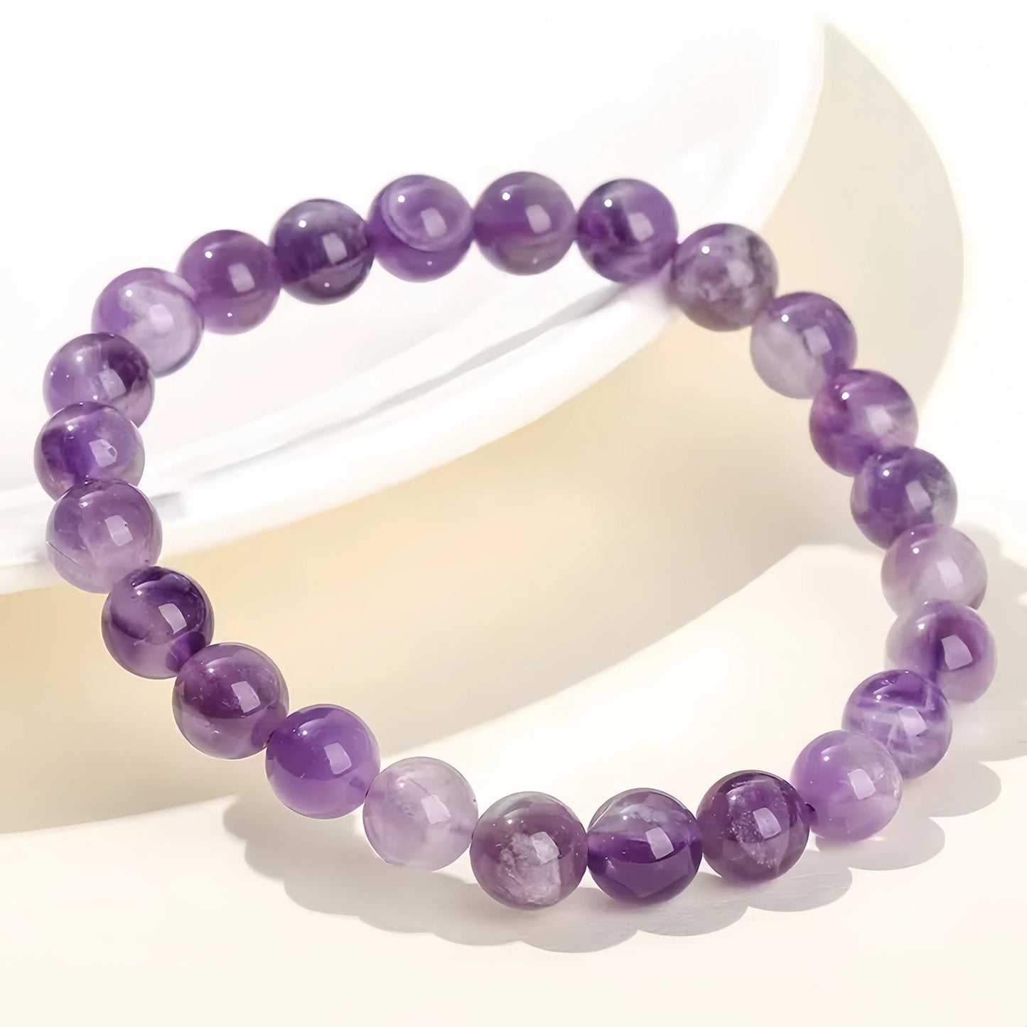 Purple Amethyst Bracelet | For Focus & Balance