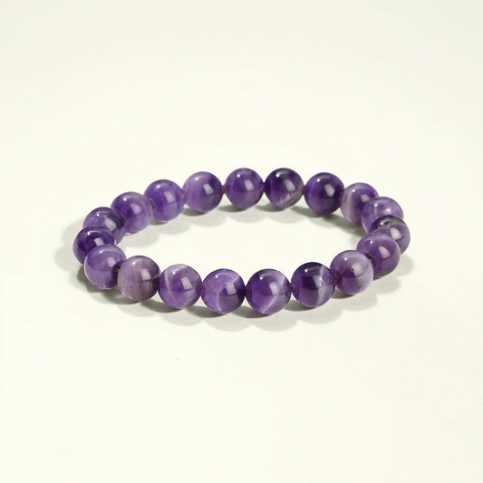 Amethyst Bead Bracelet