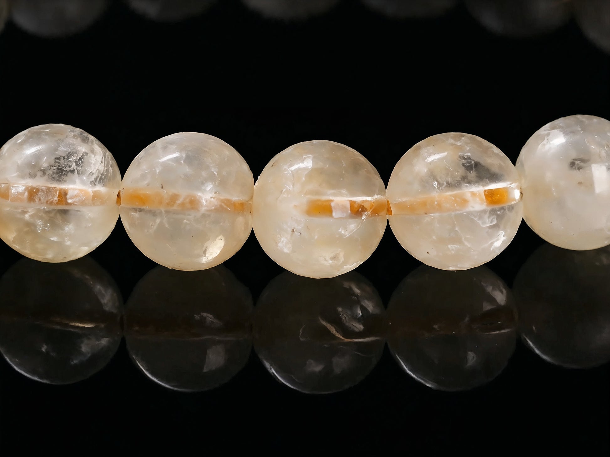 Citrine Beaded Bracelet beads