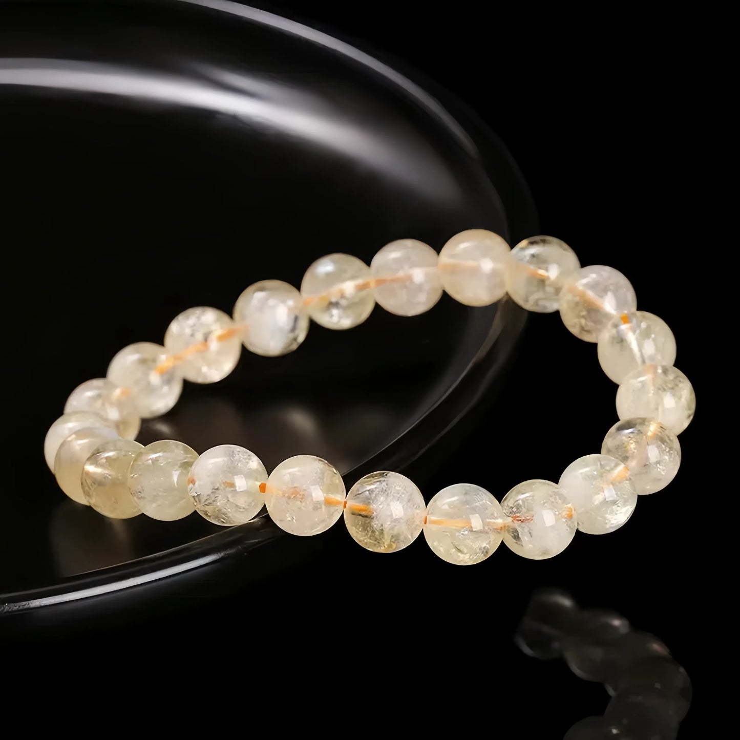 Citrine Beaded Bracelet