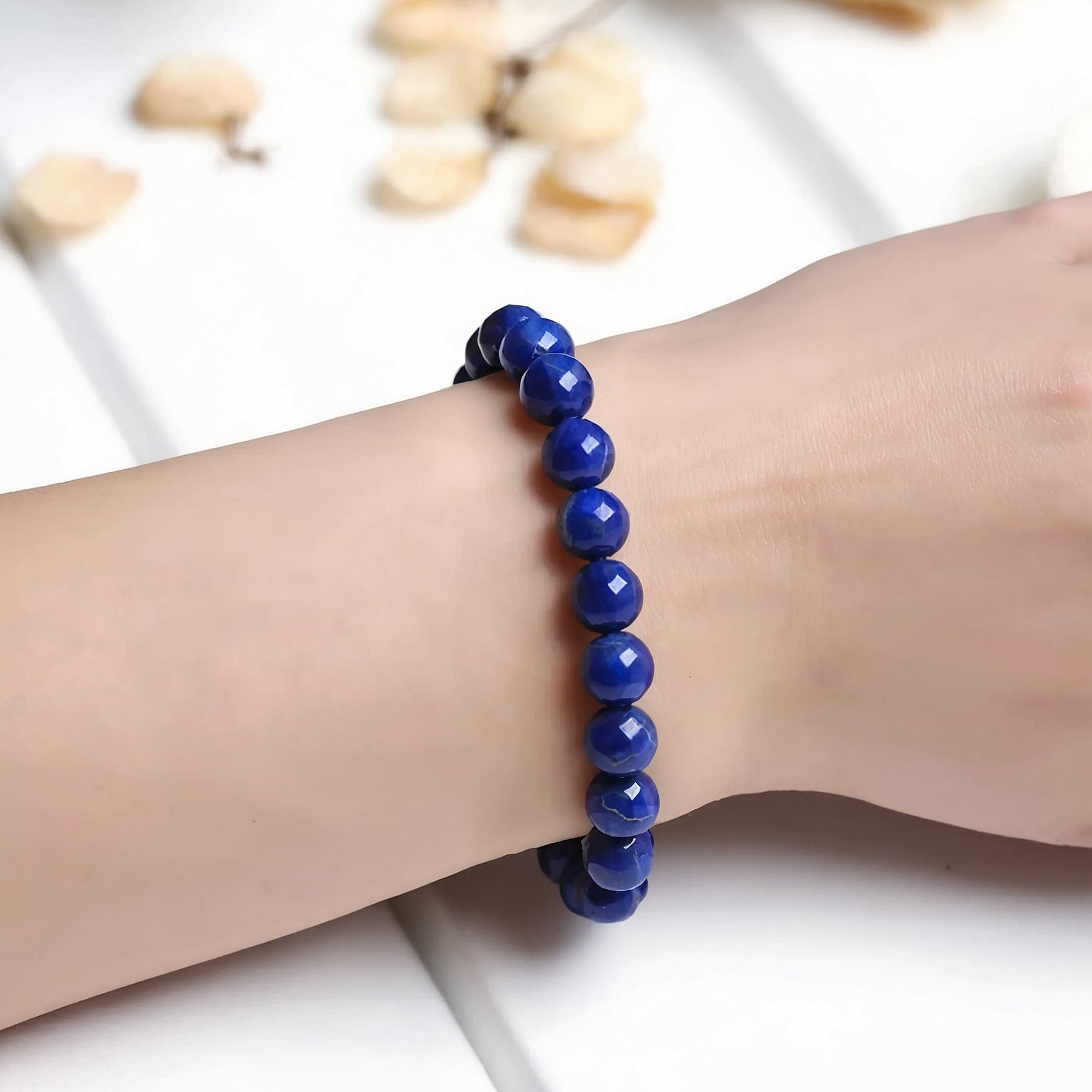 Lapis Lazuli Bead Bracelet