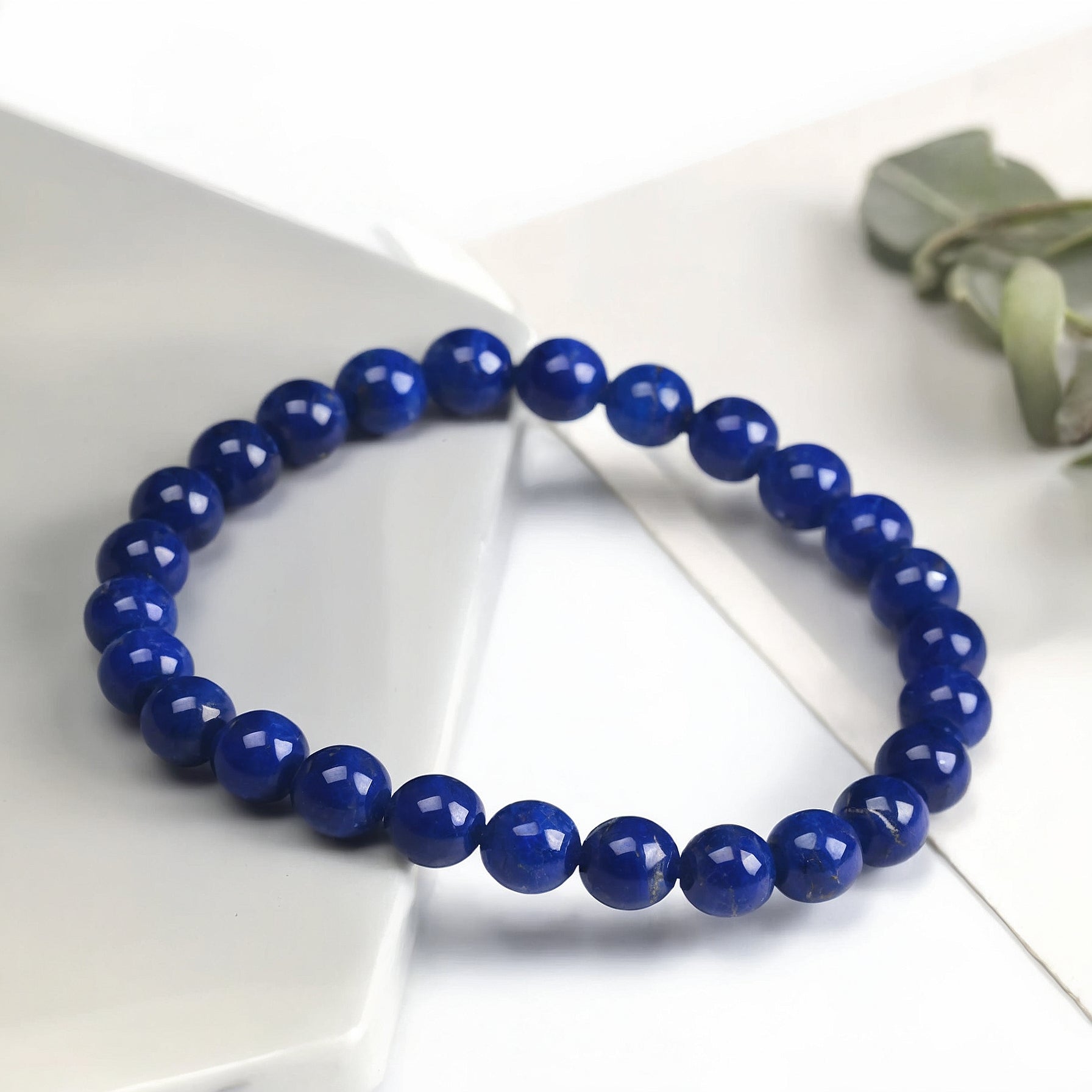 Lapis Lazuli Bead Bracelet