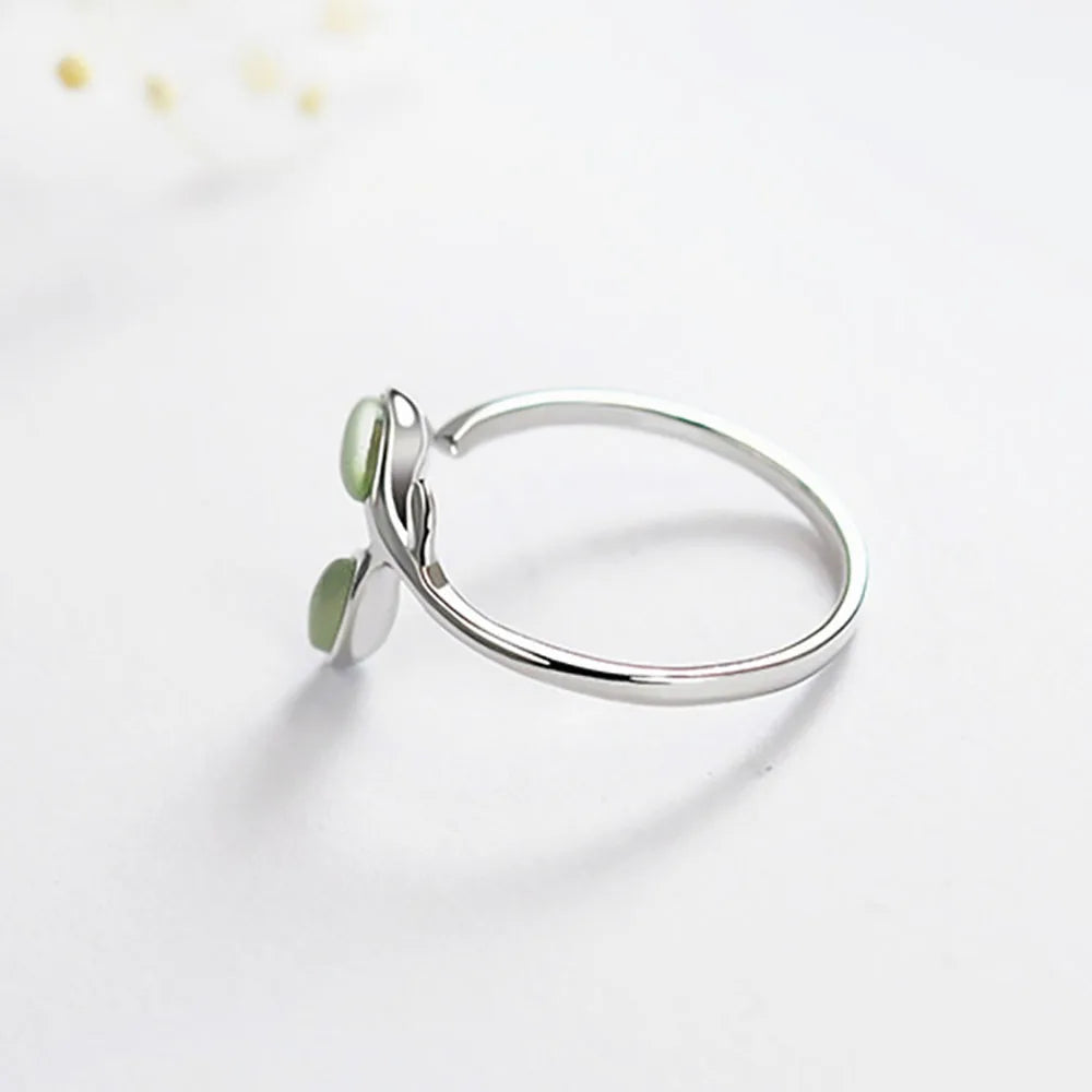 Sprout | Sterling Silver Leaf Ring