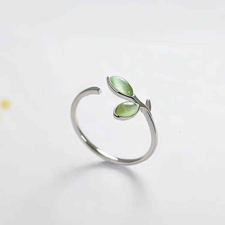 Sprout | Sterling Silver Leaf Ring