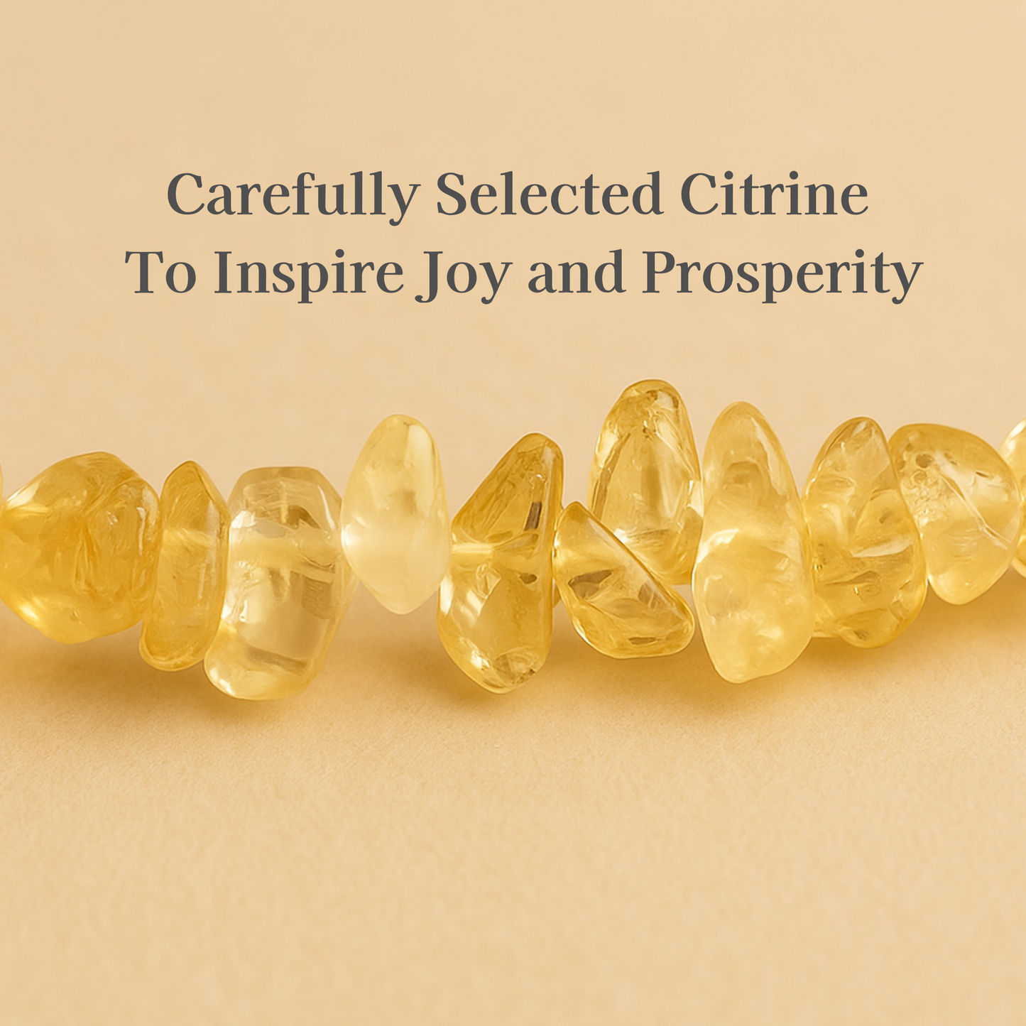 Citrine Gravel Bracelet | Prosperity & Success Energy