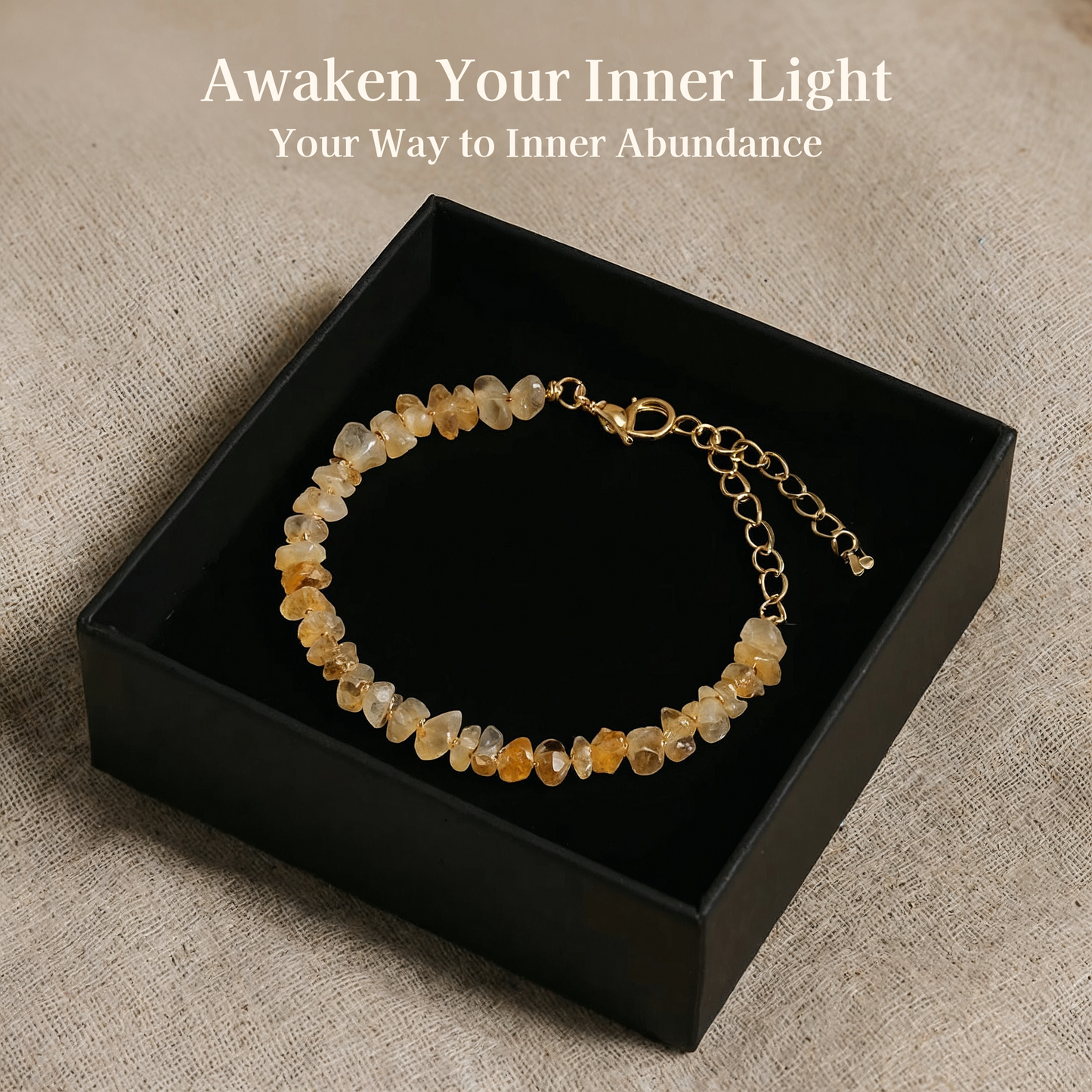 Citrine Gravel Bracelet | Prosperity & Success Energy