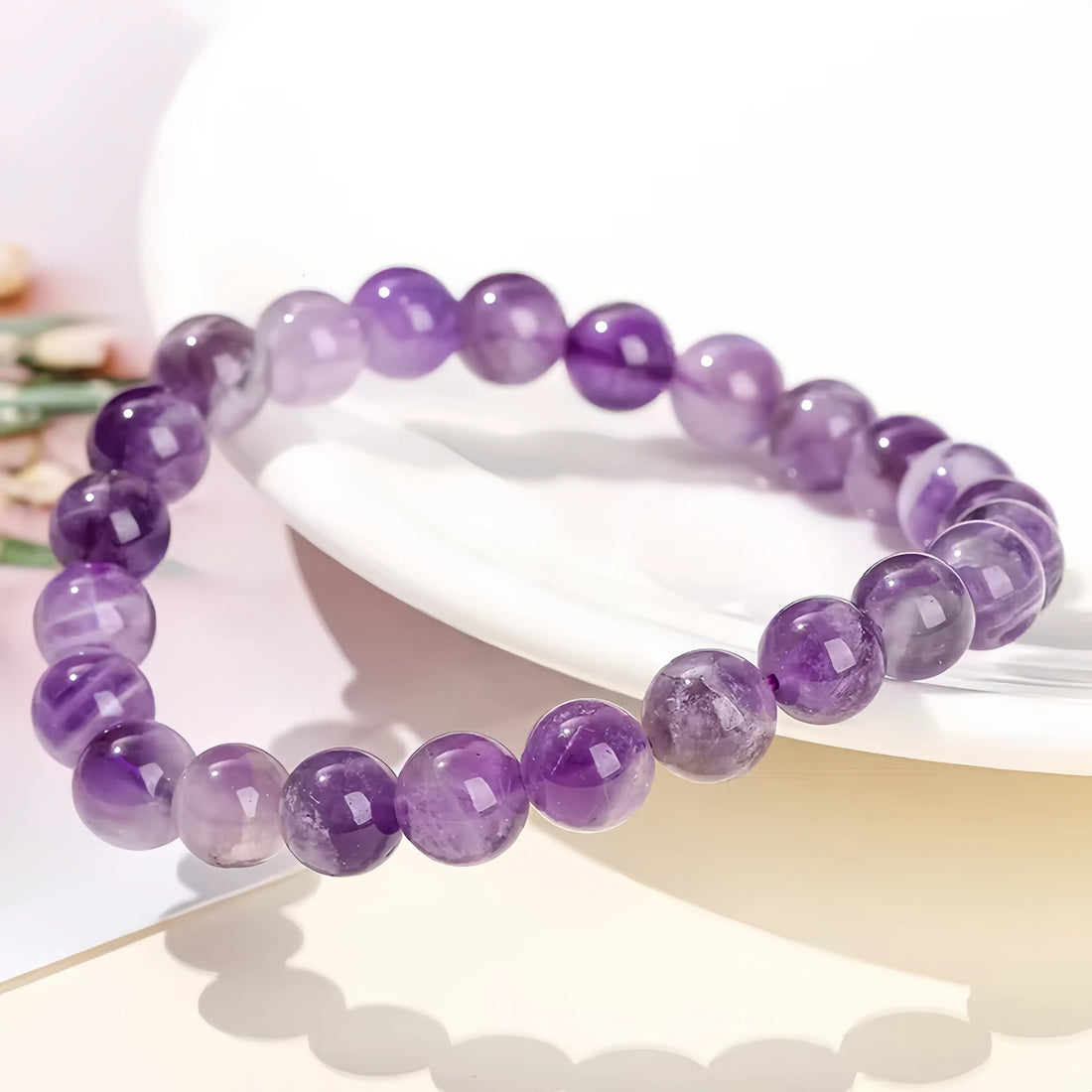 Purple Amethyst Bracelet | For Focus & Balance