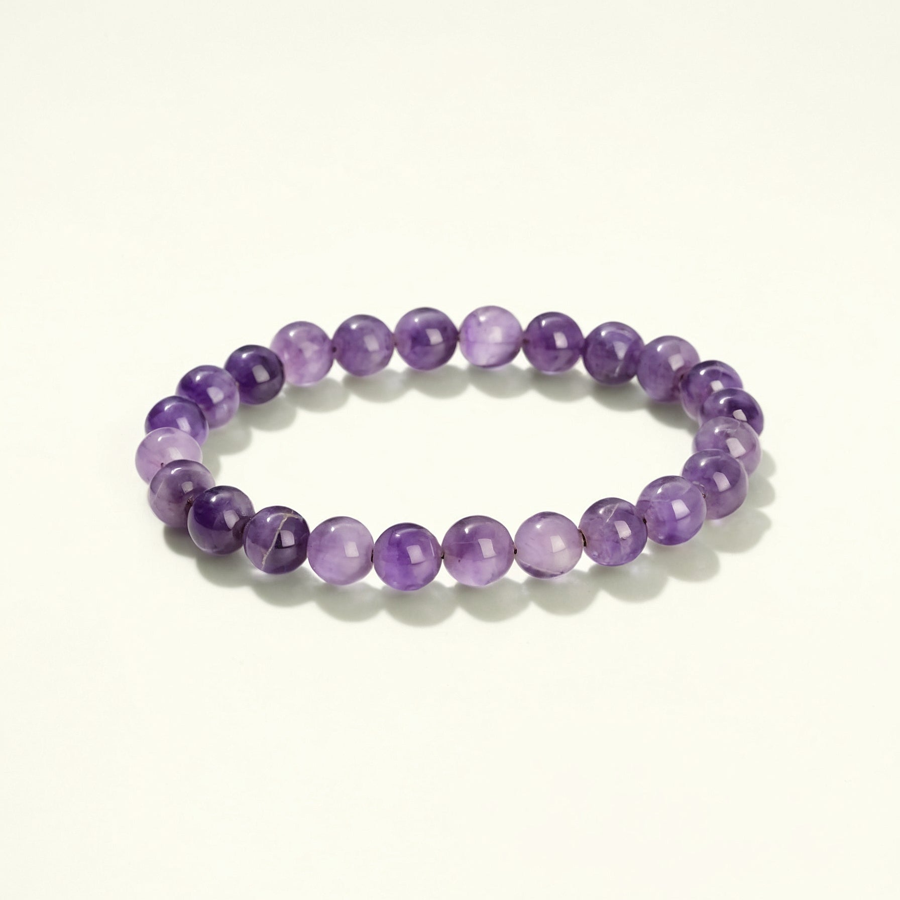 Amethyst Bead Bracelet