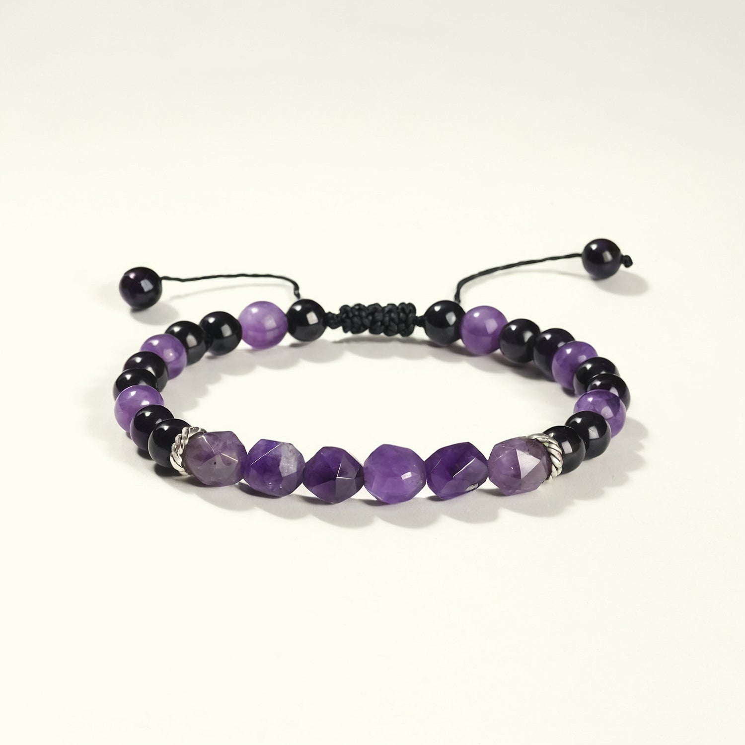 Amethyst Woven Bracelet