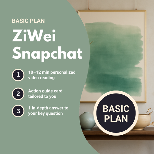 Zi Wei Snapshot - Quick Zi Wei Astrology Reading for Beginners